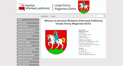 Desktop Screenshot of bip.wegierska-gorka.pl